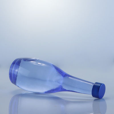 Colar de vidro Design único 2022 Garrafa clara e azul vazia para Gin Uísque Rum Tequila Brandy