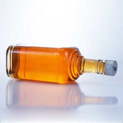 Botelha de vidro para Whisky Brandy Vinho Especias Alcoólicas Champagne Álcool Liquor OEM