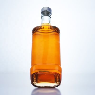 Botelha de vidro para Whisky Brandy Vinho Especias Alcoólicas Champagne Álcool Liquor OEM