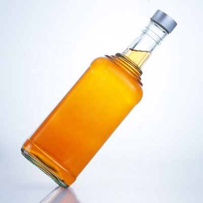Botelha de vidro para Whisky Brandy Vinho Especias Alcoólicas Champagne Álcool Liquor OEM
