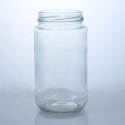 Capuz de parafuso de vinho Elegante 410ml 500ml garrafa de vidro transparente para salada Salsa de chili ketchup