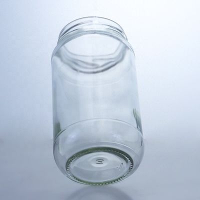 Capuz de parafuso de vinho Elegante 410ml 500ml garrafa de vidro transparente para salada Salsa de chili ketchup