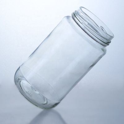 Capuz de parafuso de vinho Elegante 410ml 500ml garrafa de vidro transparente para salada Salsa de chili ketchup