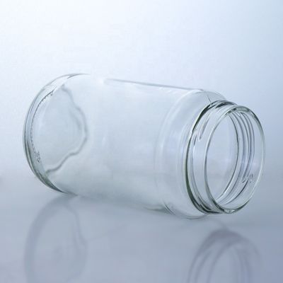 Capuz de parafuso de vinho Elegante 410ml 500ml garrafa de vidro transparente para salada Salsa de chili ketchup