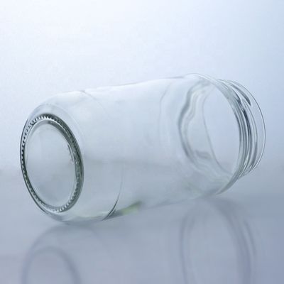 Capuz de parafuso de vinho Elegante 410ml 500ml garrafa de vidro transparente para salada Salsa de chili ketchup
