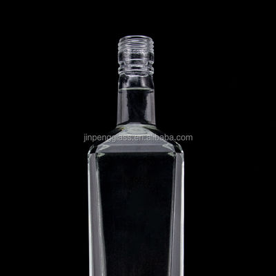Flint Glass 500 ml 750 ml 1000 ml garrafa vazia de forma especial para vodka whisky gin rum