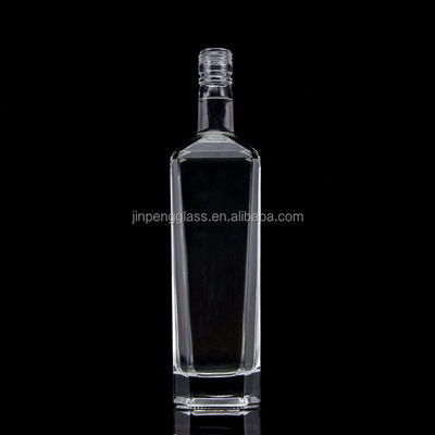 Flint Glass 500 ml 750 ml 1000 ml garrafa vazia de forma especial para vodka whisky gin rum