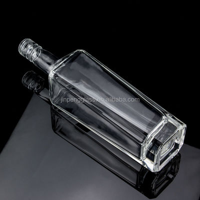 Flint Glass 500 ml 750 ml 1000 ml garrafa vazia de forma especial para vodka whisky gin rum