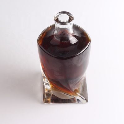 Tipo de vedação de uísque de cortiça 750 ml/1000 ml garrafa de vidro transparente para champanhe
