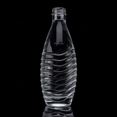 Collar de vidro de vodka 750 ml 1000 ml Limpo Flint Gin Rum Champagne Tequila garrafa de uísque