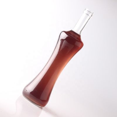 500 ml 750 ml 1000 ml garrafa de vidro para tequila Material de corpo transparente personalizado