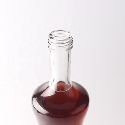 500 ml 750 ml 1000 ml garrafa de vidro para tequila Material de corpo transparente personalizado