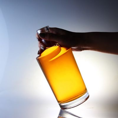 Botalhas de álcool de base de vidro personalizadas de fundo grosso para vodka gin rum champanhe