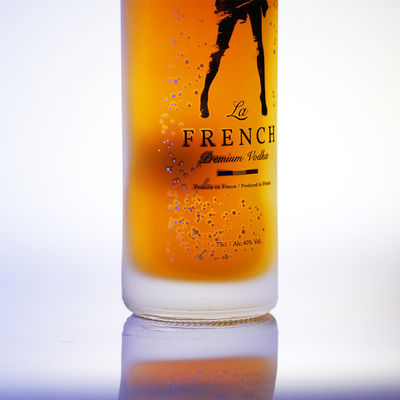 Gráfico 750ml 1000ml Decal congelado garrafa de vidro para cerveja Vodka Whisky Spirits