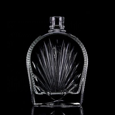 1000 ml Flint Glass Transparent Vodka Vazio Whisky Garrafa de vidro para as suas necessidades