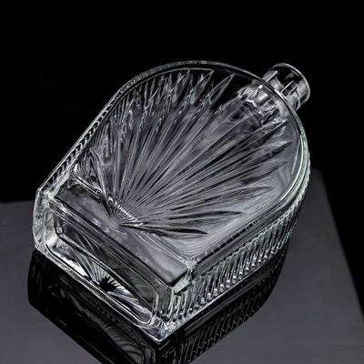 1000 ml Flint Glass Transparent Vodka Vazio Whisky Garrafa de vidro para as suas necessidades