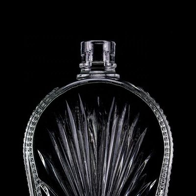 1000 ml Flint Glass Transparent Vodka Vazio Whisky Garrafa de vidro para as suas necessidades