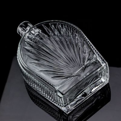 1000 ml Flint Glass Transparent Vodka Vazio Whisky Garrafa de vidro para as suas necessidades