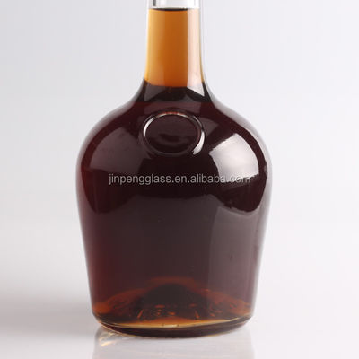 Garrafas de vidro de pedra de fundo grosso e pescoço longo personalizadas para Vodka Gin Rum Champagne