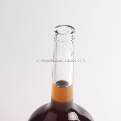 Garrafas de vidro de pedra de fundo grosso e pescoço longo personalizadas para Vodka Gin Rum Champagne