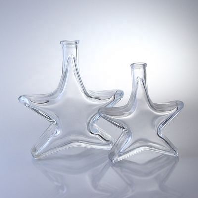 Garrafa de vidro de whisky, vodka e brandy em forma especial, com acabamento de cortiça, feita de vidro