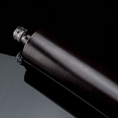 Botelha de vidro Whiskey Vodka 700ml 750ml Negro Distribuidor de garrafa de vidro personalizado