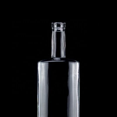 1750 ml 1000 ml garrafas de vidro para bebidas personalizadas garrafa redonda de vodka versátil de uso