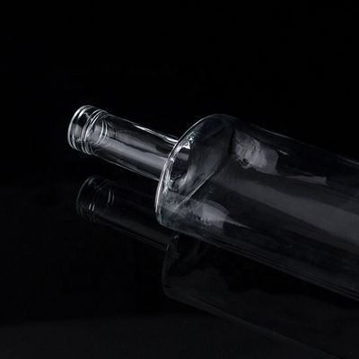 1750 ml 1000 ml garrafas de vidro para bebidas personalizadas garrafa redonda de vodka versátil de uso