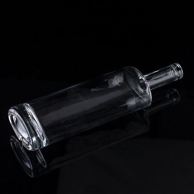 1750 ml 1000 ml garrafas de vidro para bebidas personalizadas garrafa redonda de vodka versátil de uso