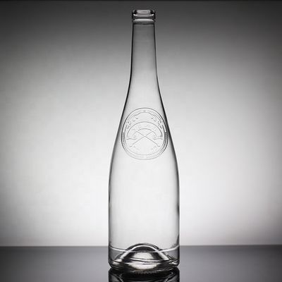 Garrafa de vidro de vodka 1 litro 1,75 litro 500 ml 700 ml 750 ml garrafa de champanhe