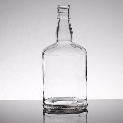 Garrafa de vidro de vodka 1 litro 1,75 litro 500 ml 700 ml 750 ml garrafa de champanhe