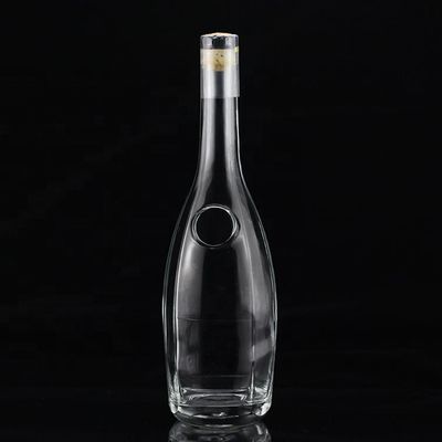 Elegante garrafa de álcool de sake japonês 500 ml vidro distintivo com vedação tipo cortiça