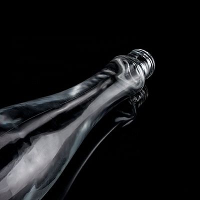 750 ml 75 cl Super Flint Teardrop em forma de rum Vodka Whisky garrafa de vidro com colarinho de vidro