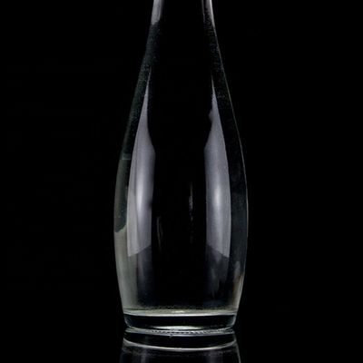 750 ml 75 cl Super Flint Teardrop em forma de rum Vodka Whisky garrafa de vidro com colarinho de vidro