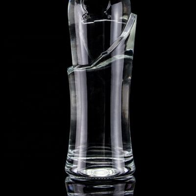 750 ml Super Flint Round Glass Bottle com tampa de parafuso para VODKA