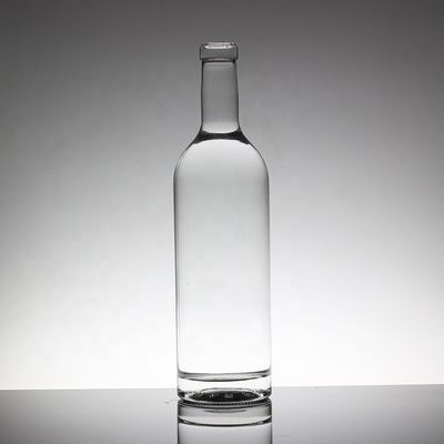 Garrafa industrial de 750 ml de vidro de cristal com decoração de gelo/pintura/impressão