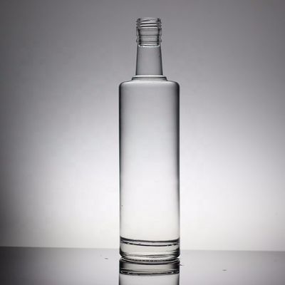 Bottle colorido transparente ou personalizado Bottle de vidro de vodka personalizado para encomendas em massa