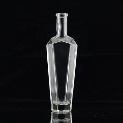 Garrafa de vidro para bebidas industriais perfeita para uísque vodka rum tequila