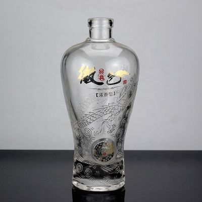 Tipo de vedação de vidro CROWN CAP 500 ml 750 ml Botão de licor de ginseng de licor medicamentoso