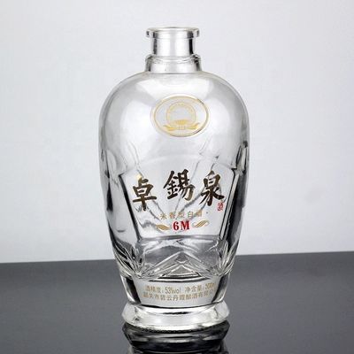 Tipo de vedação de vidro CROWN CAP 500 ml 750 ml Botão de licor de ginseng de licor medicamentoso