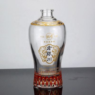 Tipo de vedação de vidro CROWN CAP 500 ml 750 ml Botão de licor de ginseng de licor medicamentoso