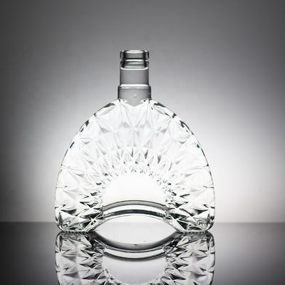 Garrafa de vidro em forma de bomba de 500 ml exclusiva para embalagens personalizadas de bebidas