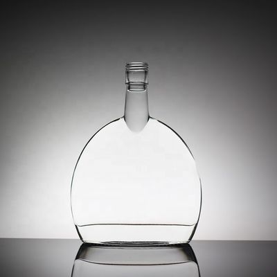 Garrafa de vidro em forma de bomba de 500 ml exclusiva para embalagens personalizadas de bebidas