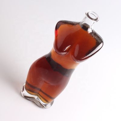 Colarinho de vidro 75cl Lady Body em forma de garrafa de vidro para vinho Liquor Vodka Design criativo