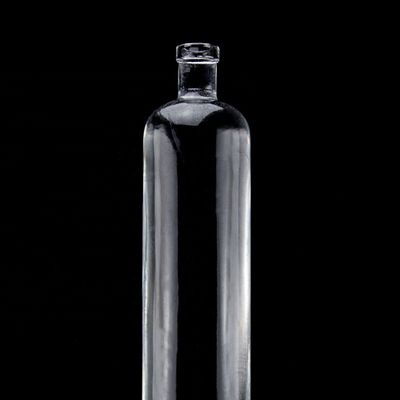 Bottle de vidro de 750 ml de fundo espesso e forma reta para Super Flint Liquor