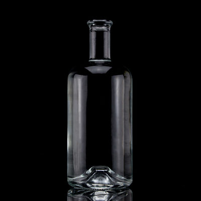 Garrafa de vidro para licor 750 ml Capacidade Ácido Gravar superfície Material de vidro